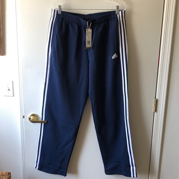 adidas Other - Adidas 3 Stripe Fleece Pants Size XL NWTNavy/white